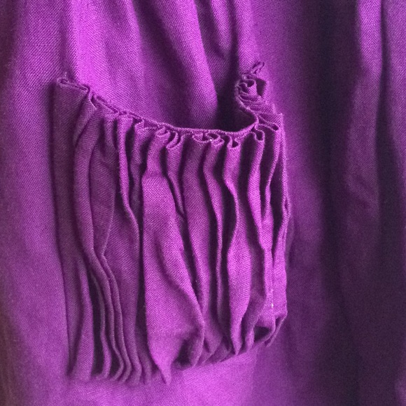 Purple skirt with pockets - Picture 3 of 4